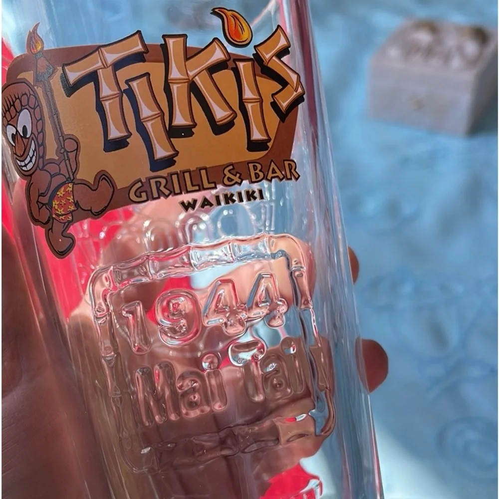 Two unused  Tiki Glass Cups